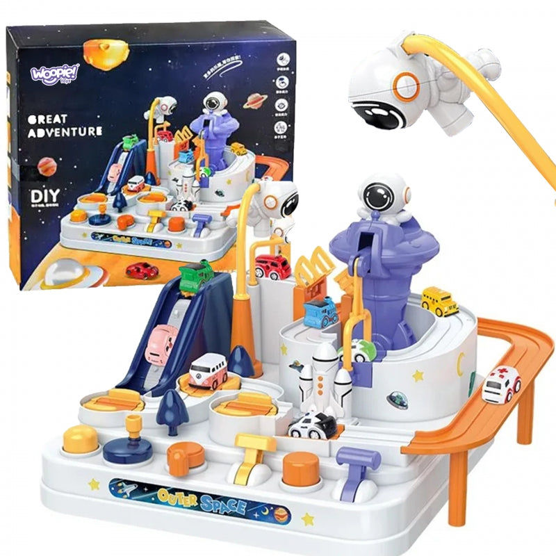 WOOPIE Interactieve Hindernisbaan voor Auto's 'Avontuur van de Astronaut