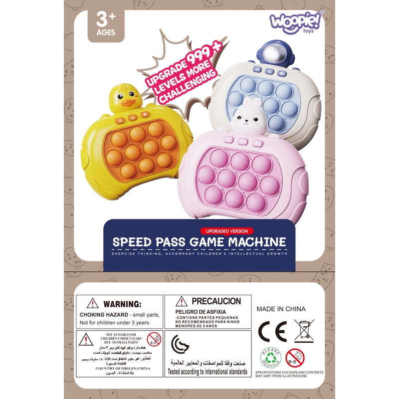 WOOPIE Fidget POP IT spel - Interactief Anti-stress Behendigheidsspel – Astronaut