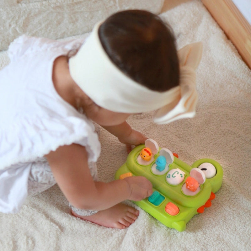 WOOPIE BABY Educatief Speelgoed Springende Dino’s - POP-UP