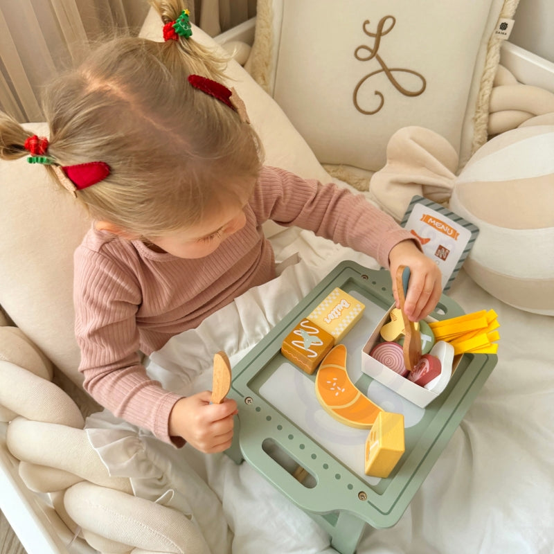 WOOPIE Ontbijt set en Restaurant met dienblad en accessoires