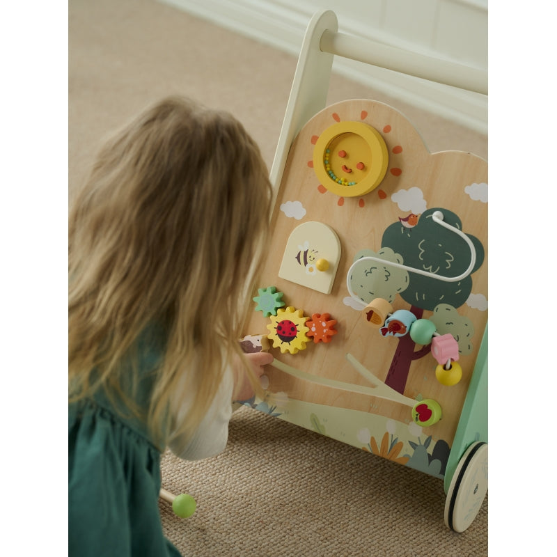 CLASSIC WORLD Houten Multifunctionele Duwwagen 8-in-1