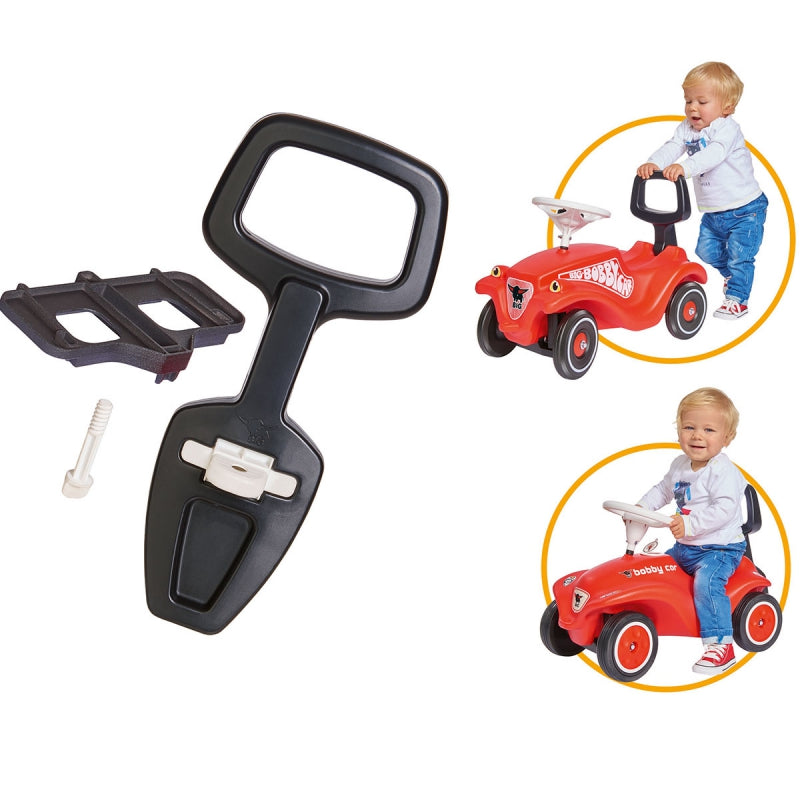 BIG Handvat en Rugsteun voor Bobby Car Loopwagen zwart