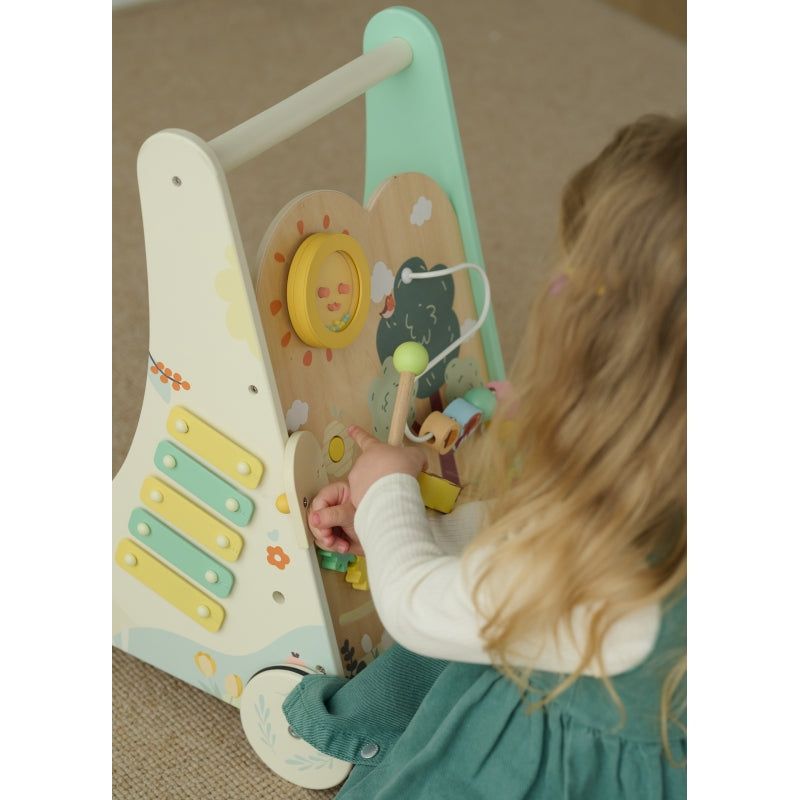 CLASSIC WORLD Houten Multifunctionele Duwwagen 8-in-1
