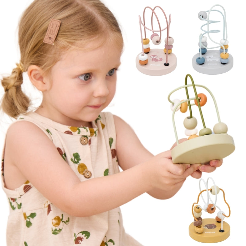 VIGA PolarB Houten Handzame Labyrint Rijgloop Motorische Speelgoed 1 stuk