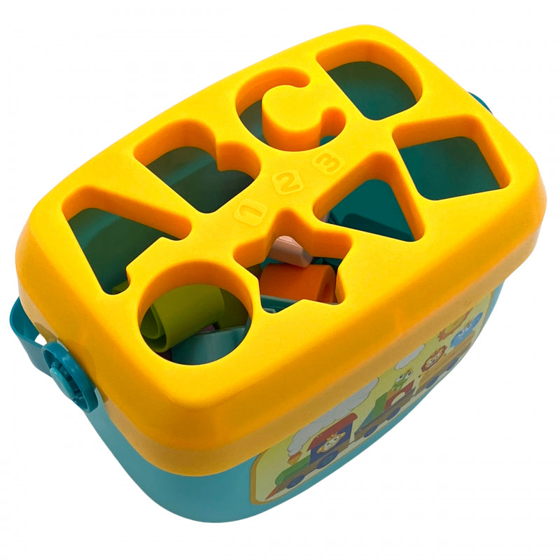 WOOPIE BABY 2-in-1 sorteerkoffer + leren van alfabet en vormen voor Baby's