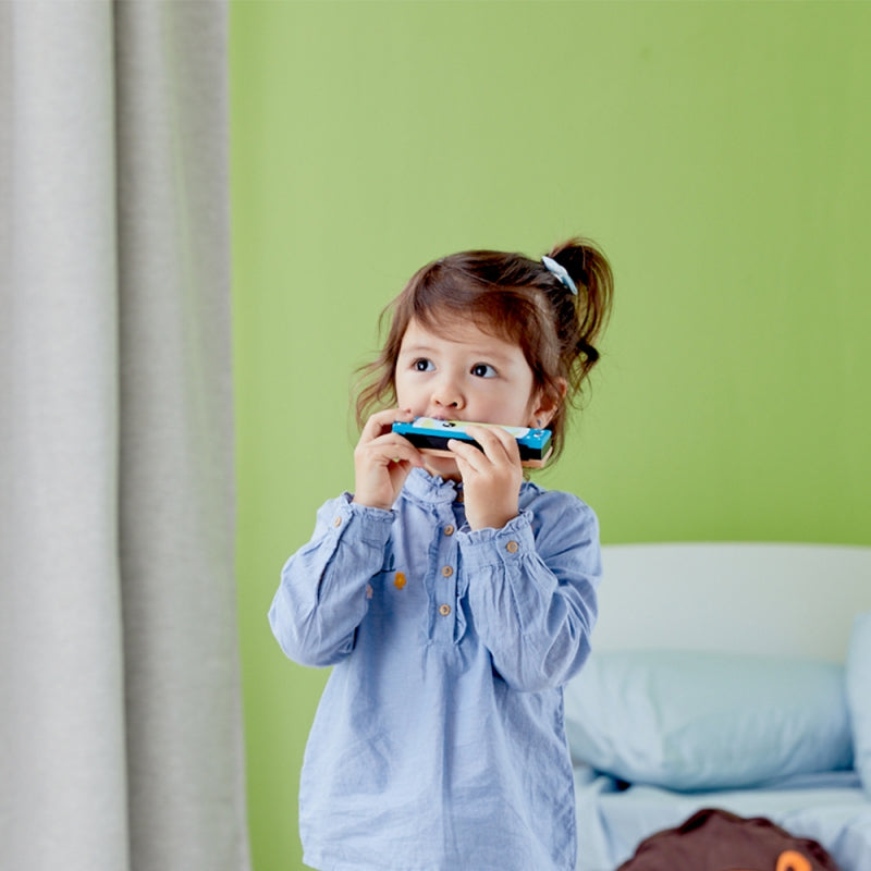 CLASSIC WORLD Houten Mondharmonica voor Kinderen - 1 stuk