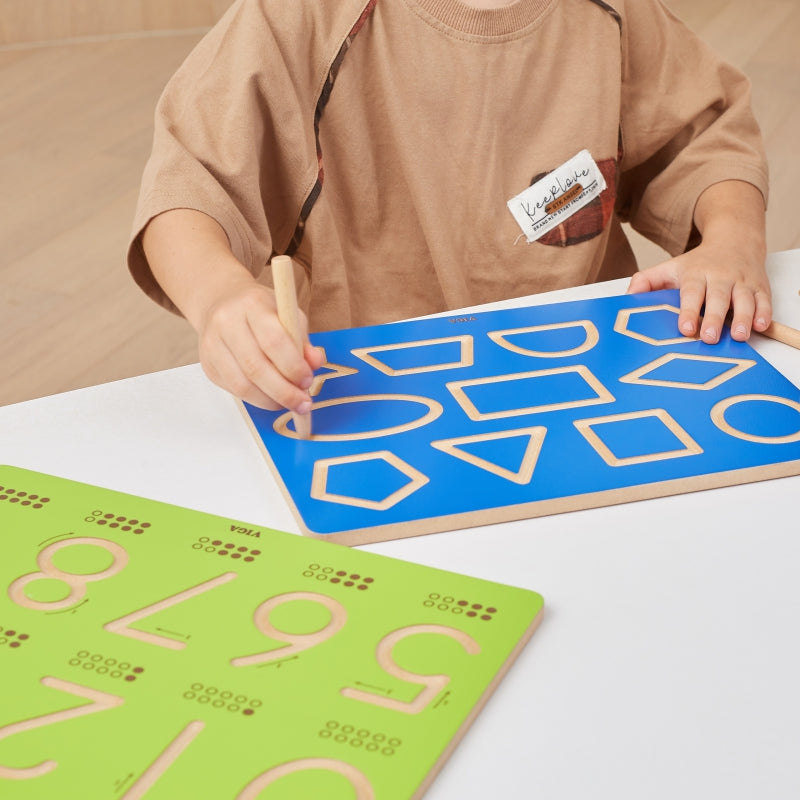 VIGA Bordvoertuigen Leren Schrijven Traceerbord