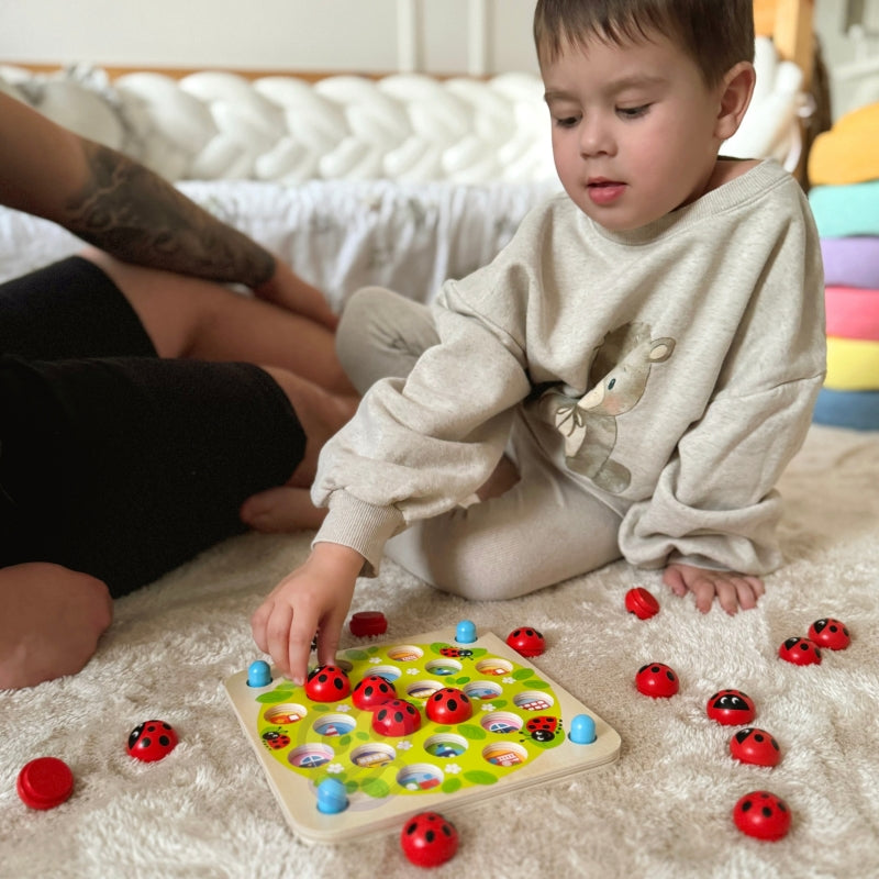 WOOPIE Houten Lieveheersbeestje Memory Spel
