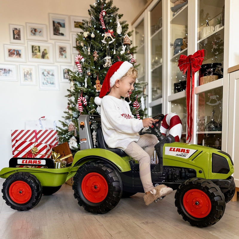 FALK Grote speelgoed Traptractor met Aanhanger – Vanaf 3 Jaar