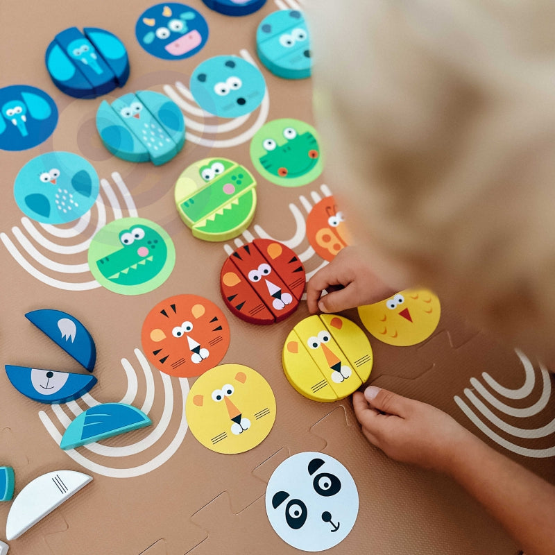 TOOKY TOY Blokken Dieren Behendigheidsspel - FSC-certificaat
