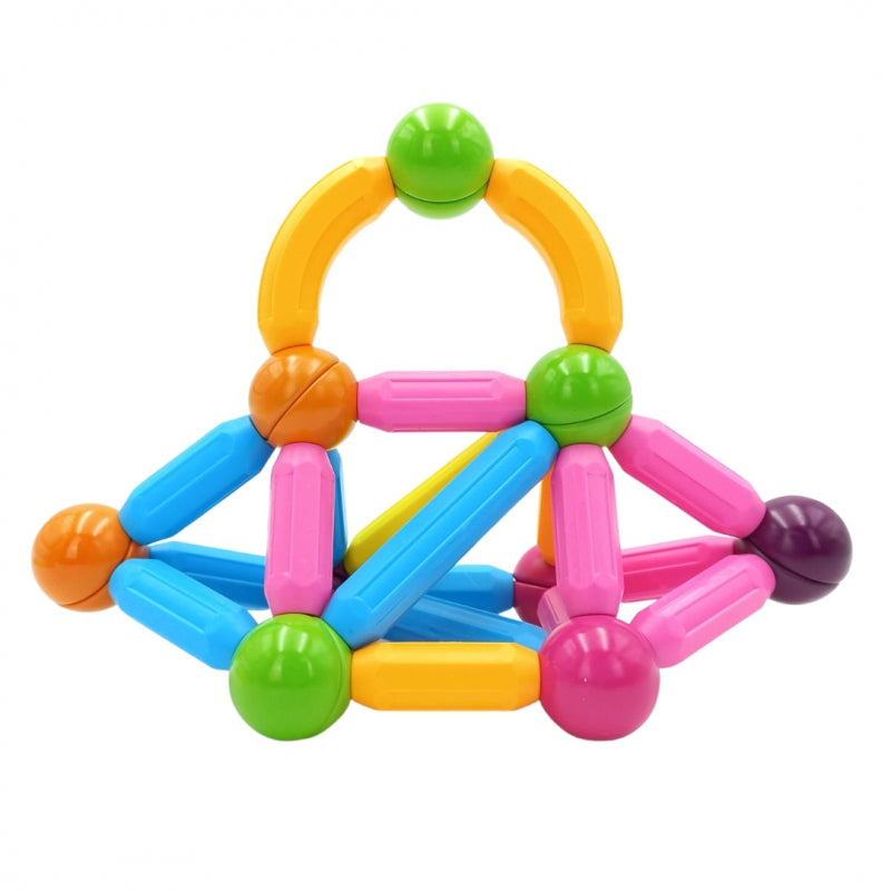 WOOPIE Magnetische Constructieblokken Educatief Groot & Dik – 38-delig