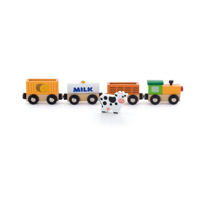 VIGA landbouwtrein + accessoires voor de trein