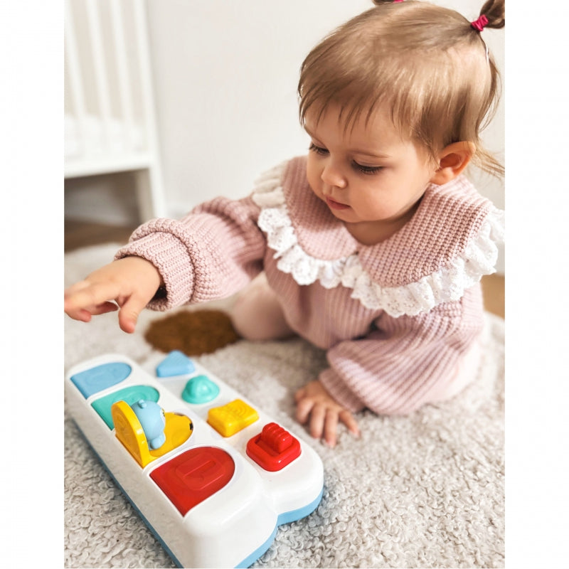 WOOPIE BABY Springende Diertjes POP-UP - Educatief Speelgoed