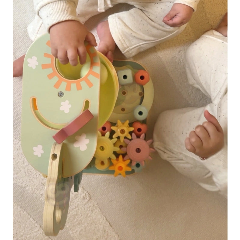 WOOPIE GREEN 4-in-1 Kogelbaan, Activiteitenboom - Montessori speelgoed - FSC gercertificeerd