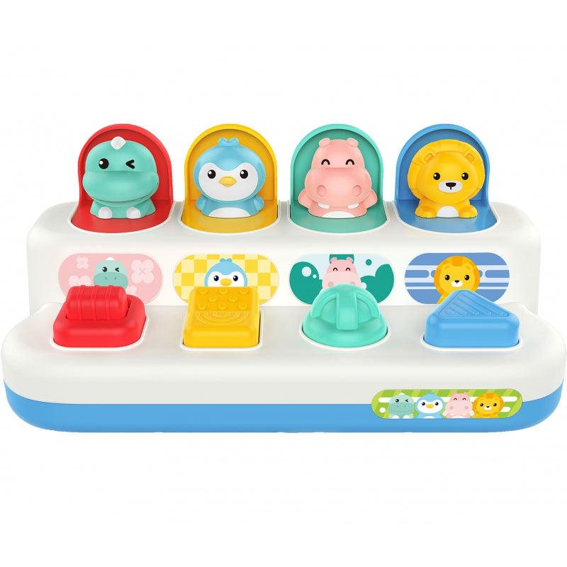 WOOPIE BABY Springende Diertjes POP-UP - Educatief Speelgoed