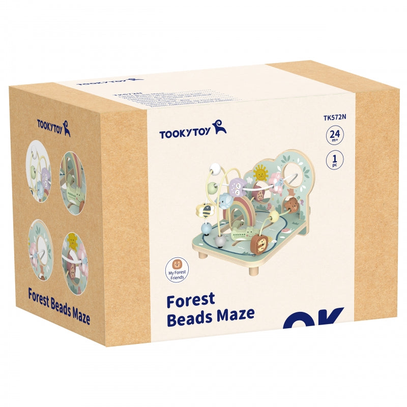 TOOKY TOY Houten Motoriekspel voor Baby's Bosdoolhof