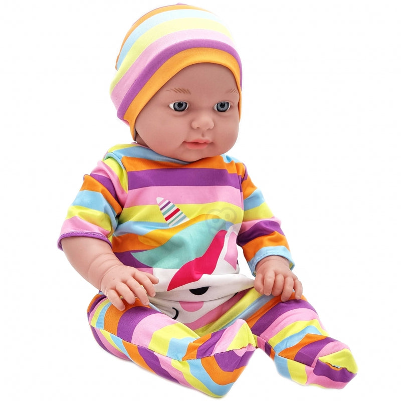 WOOPIE Poppenkledingset Romper Bodysuit Eenhoorn Hoed 43-46 cm
