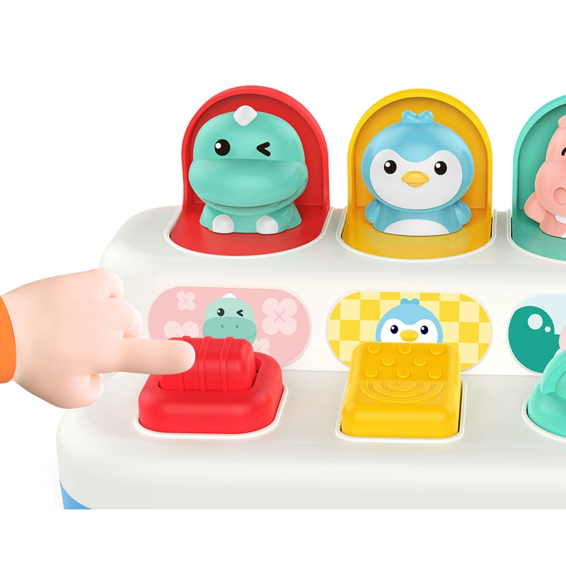 WOOPIE BABY Springende Diertjes POP-UP - Educatief Speelgoed