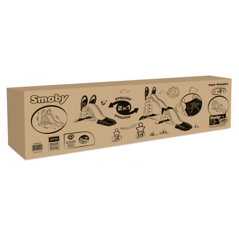 Smoby 2- in 1 Mega Glijbaan