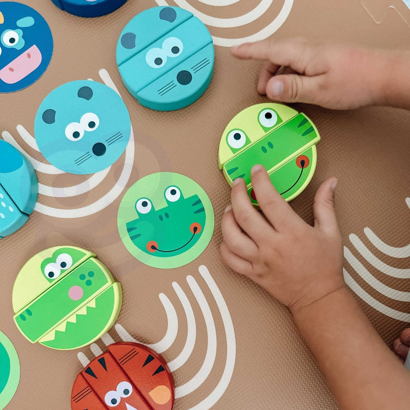 TOOKY TOY Blokken Dieren Behendigheidsspel - FSC-certificaat