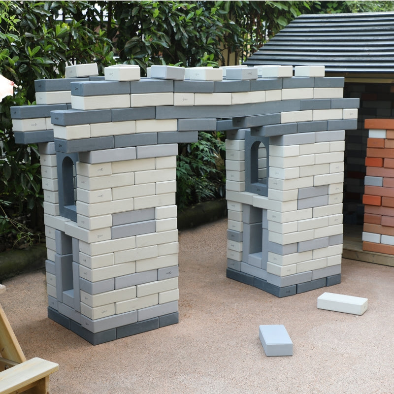 CLASSIC WORLD Mega Bouwstenen - EVA Bricks - Zacht voor de Bouw - 90 stuks
