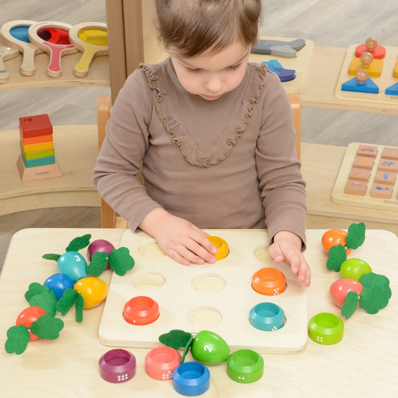 MASTERKIDZ Groenten Educatief Leerbord - Leren met Cijfers & Kleuren