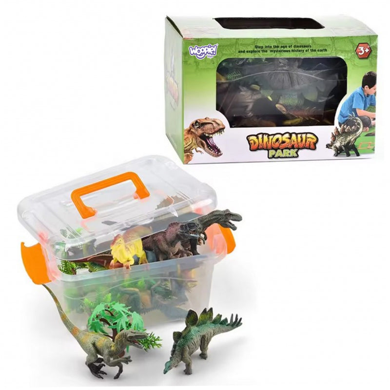 WOOPIE Speelgoed Dinosaurussen Figuren inclusief Speelmat en Accessoires 23 stuks