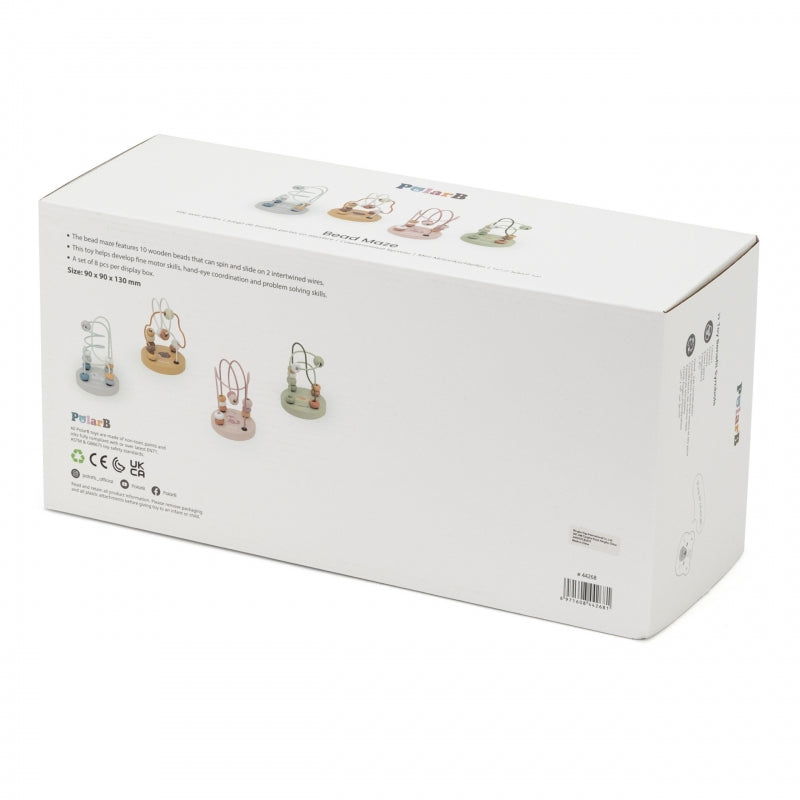 VIGA PolarB Houten Handzame Labyrint Rijgloop Motorische Speelgoed 1 stuk