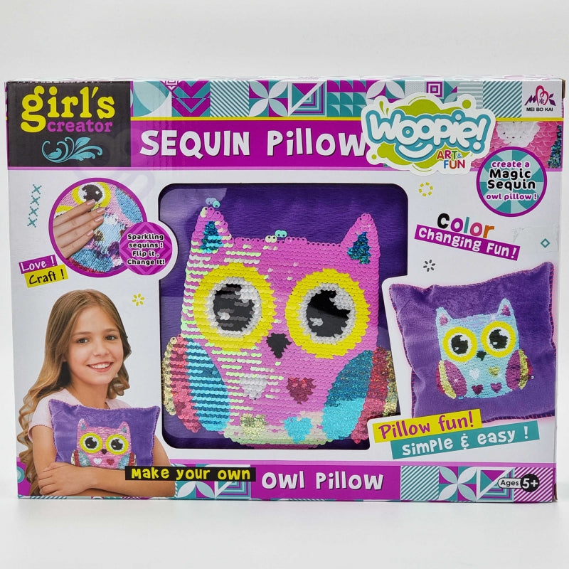 WOOPIE ART&FUN Kussen versieren Uiltje