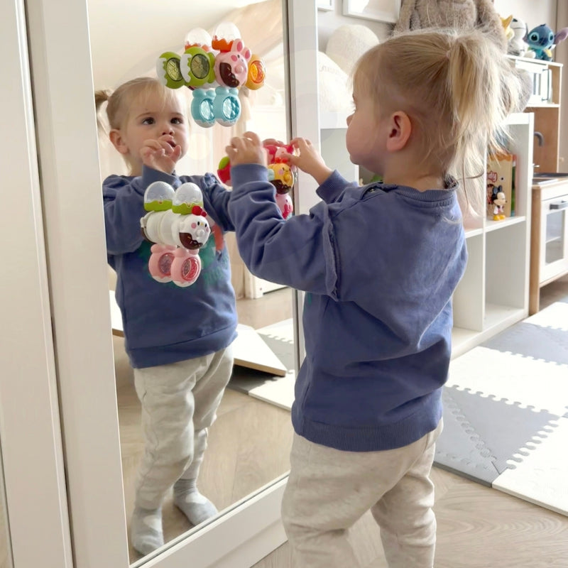 WOOPIE BABY Fidget Spinner Sensorisch set van een Bij, Kippetje en Konijn - 3 Stuks