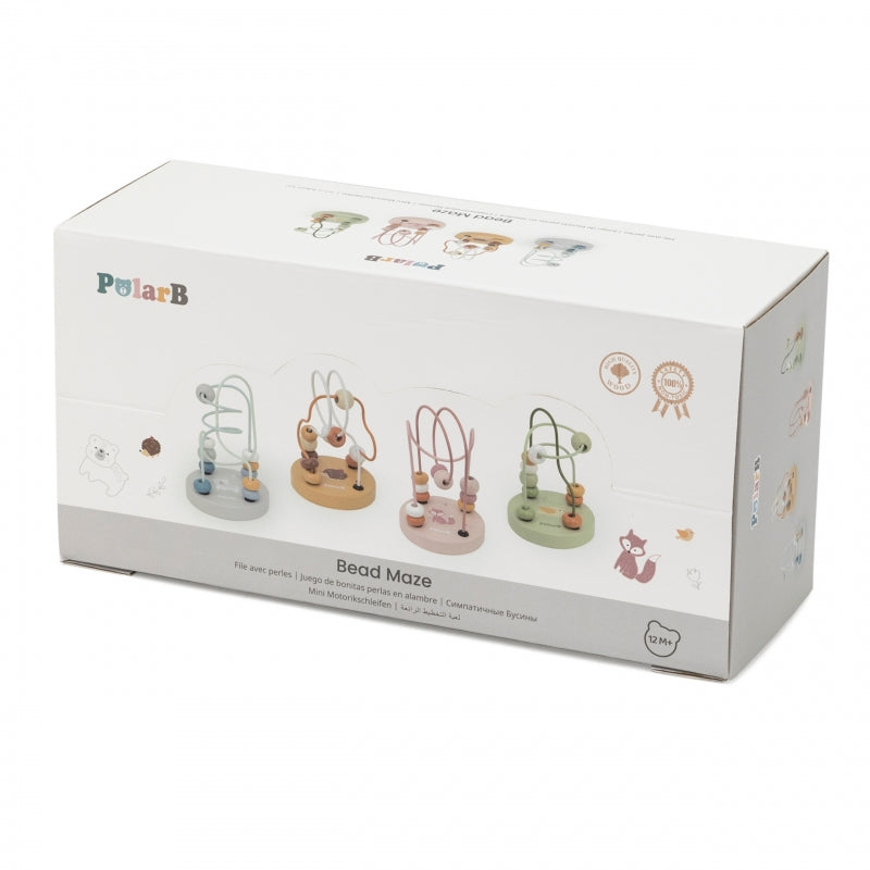 VIGA PolarB Houten Handzame Labyrint Rijgloop Motorische Speelgoed 1 stuk