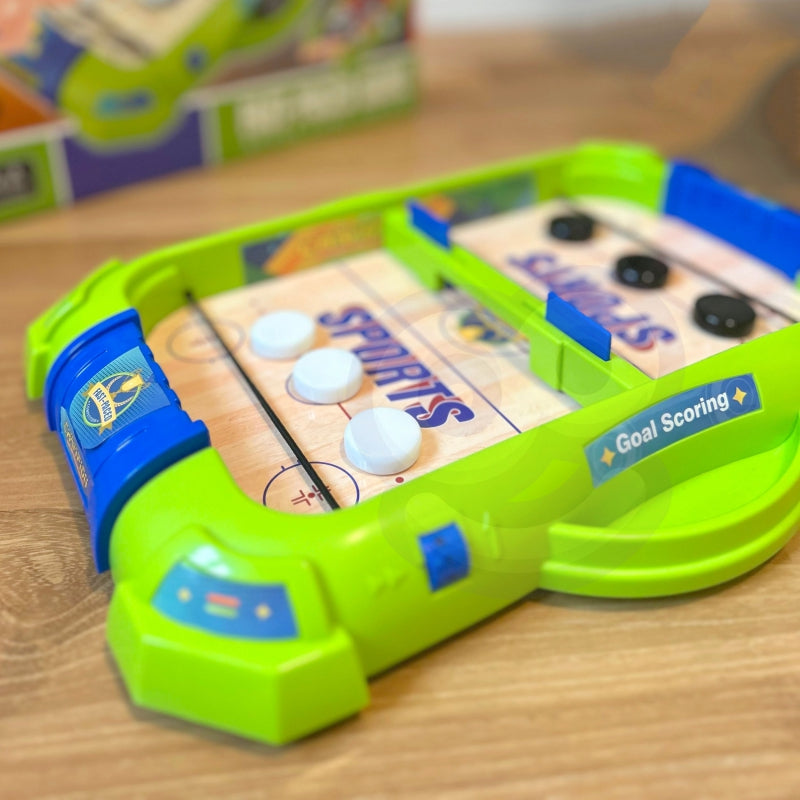 WOOPIE Mini Hockey en Races tafelspel - Behendigheidsspel