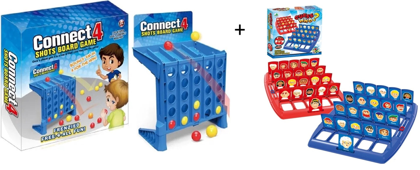 Wie is het? + 4 op een rij gooi editie – Slechts €29,95!