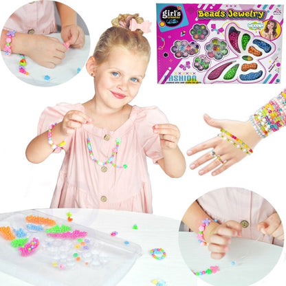 Sieradenmaakset - Armbandjes maken meisjes - Sieradenpakket - Armbanden - Oorbellen - Ringen