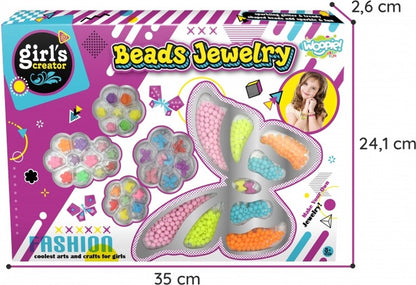 Sieradenmaakset - Armbandjes maken meisjes - Sieradenpakket - Armbanden - Oorbellen - Ringen
