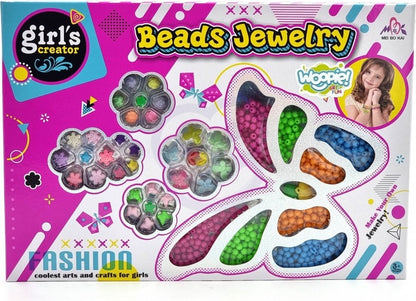 Sieradenmaakset - Armbandjes maken meisjes - Sieradenpakket - Armbanden - Oorbellen - Ringen