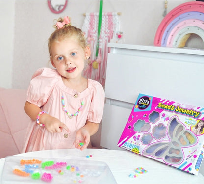 Sieradenmaakset - Armbandjes maken meisjes - Sieradenpakket - Armbanden - Oorbellen - Ringen