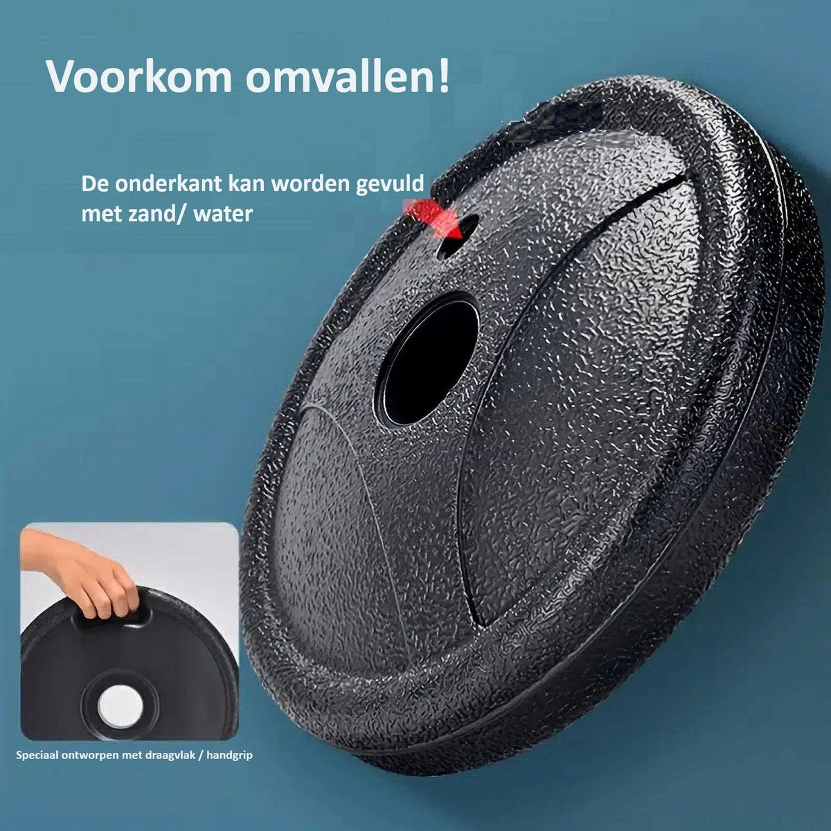 Basketbalpaal inclusief basketbalbord - Basketbalring - Verstelbaar in hoogte - 1,2 m tot 2,1 m - Basketbalring met Standaard