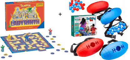 Het Junior Labyrinth & Doolhof spel + Twerk Pong - Swing ball spel – Slechts €29,95!