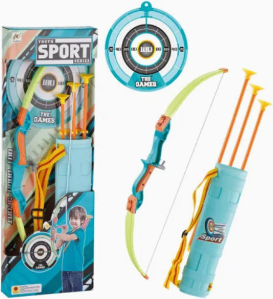 Pijl en Boog set met zuignappen 6 delig