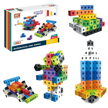 3D bouwstenen set - Constructie speelgoed - Creativiteit - 150 stuks - 3D kubussen