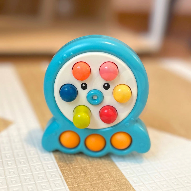 WOOPIE 2-in-1 Mollenjacht Spel  - Behendigheid - Met Touw Octopus - Groen