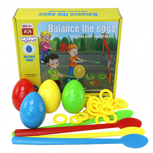 WOOPIE Balancerende Eieren spel, Behendigheidsspel
