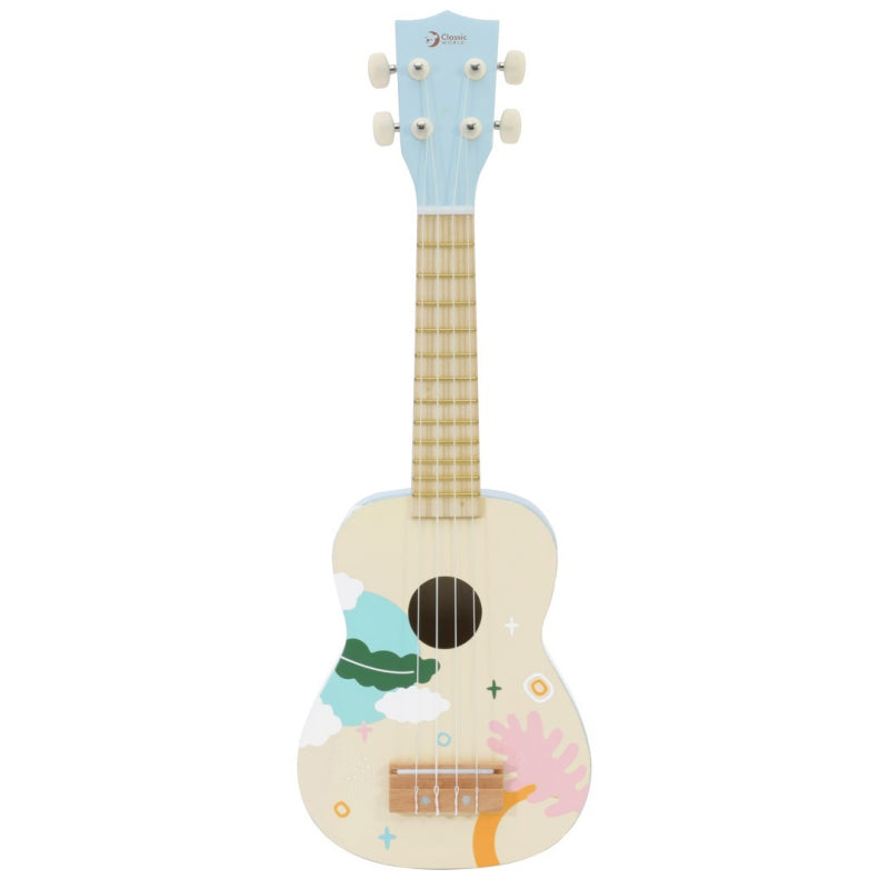 CLASSIC WORLD Houten Gitaar voor Kinderen - Blauw