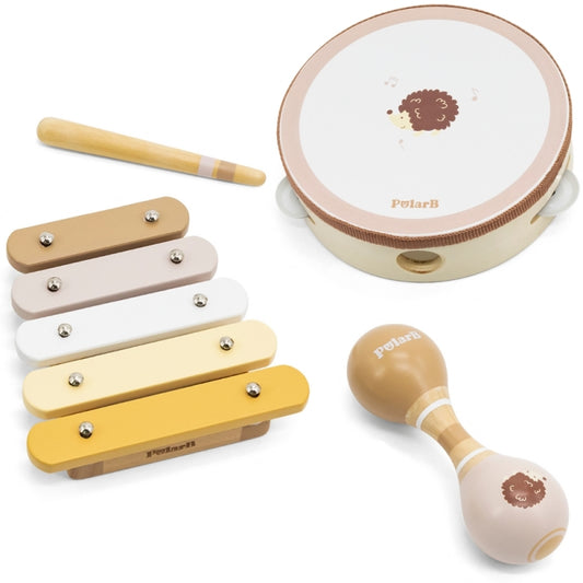 VIGA PolarB Houten Muziekinstrumentenset met Egel
