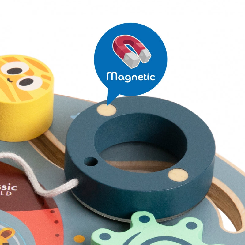 CLASSIC WORLD Multifunctioneel 6 in 1 ruimte speelbord