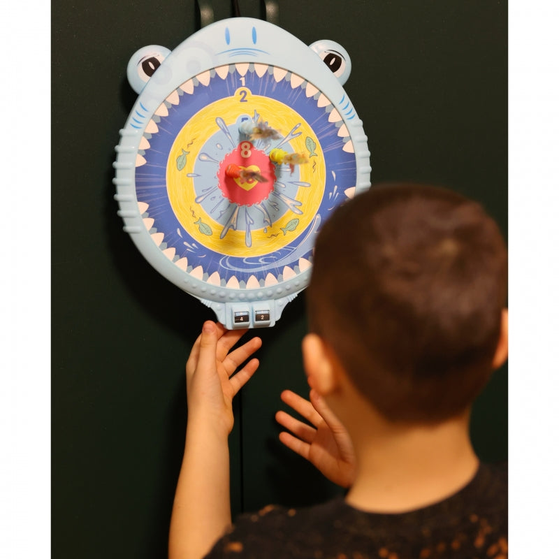 WOOPIE Speelgoed Dartbord vrolijke haai voor kinderen