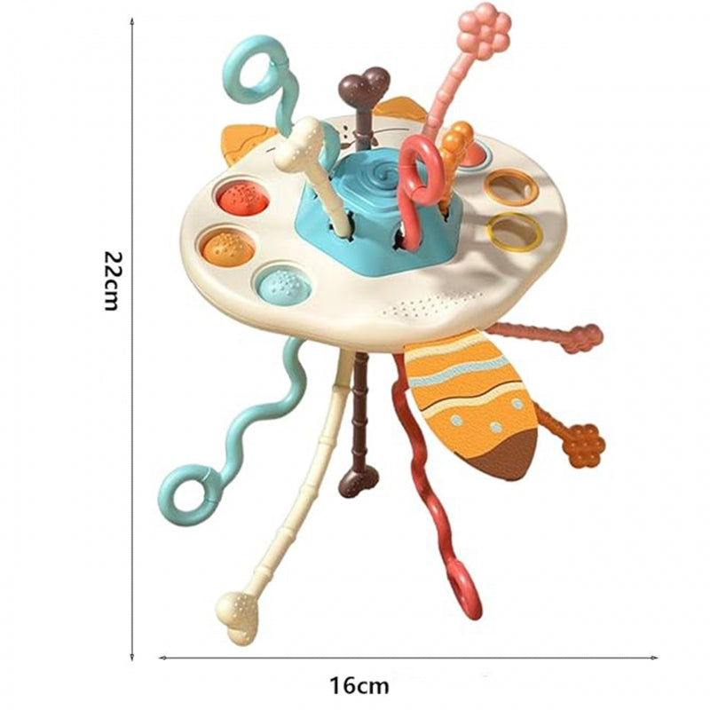 WOOPIE Bijtring, Rammelaar & Multifunctionele Vos voor Baby's