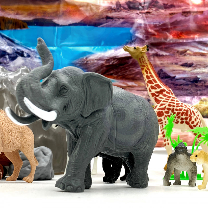 WOOPIE speelgoed Safari Dierenfiguren 34 stuks