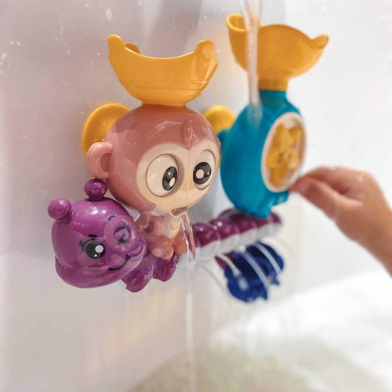 WOOPIE Badspeelgoed Aapje + Beker voor Baby's